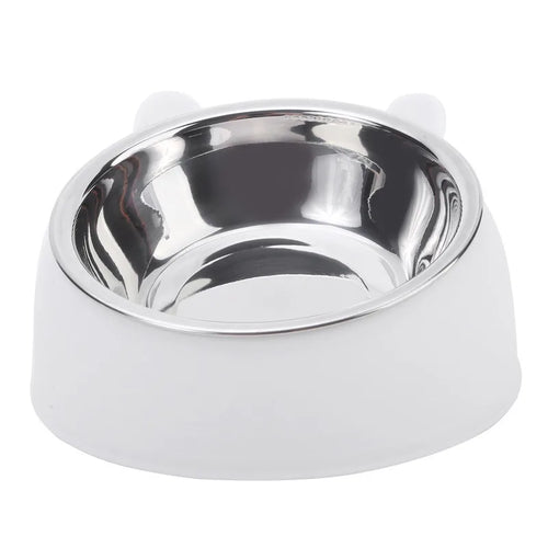 100ML Cat Dog Bowl 15 Degrees Raised Non Slip Puppy Base Cat Food