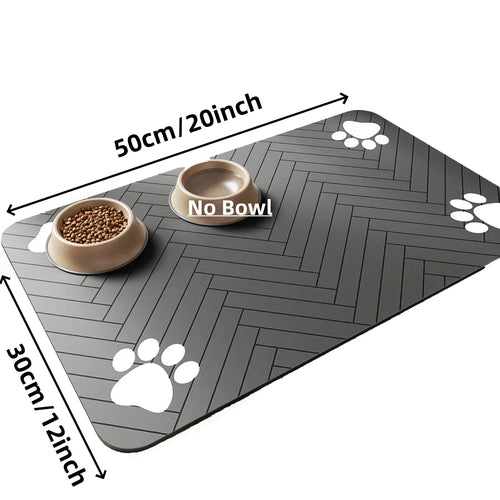 Bsorbent Pet Feeding Mat, Waterproof Placemat