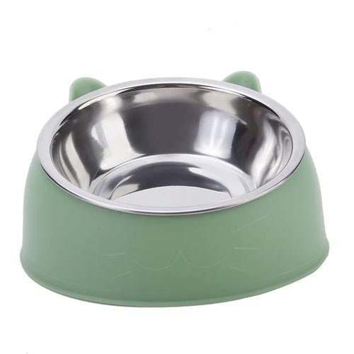 100ML Cat Dog Bowl 15 Degrees Raised Non Slip Puppy Base Cat Food