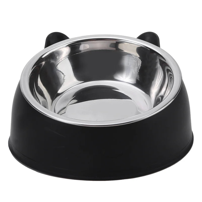 100ML Cat Dog Bowl 15 Degrees Raised Non Slip Puppy Base Cat Food