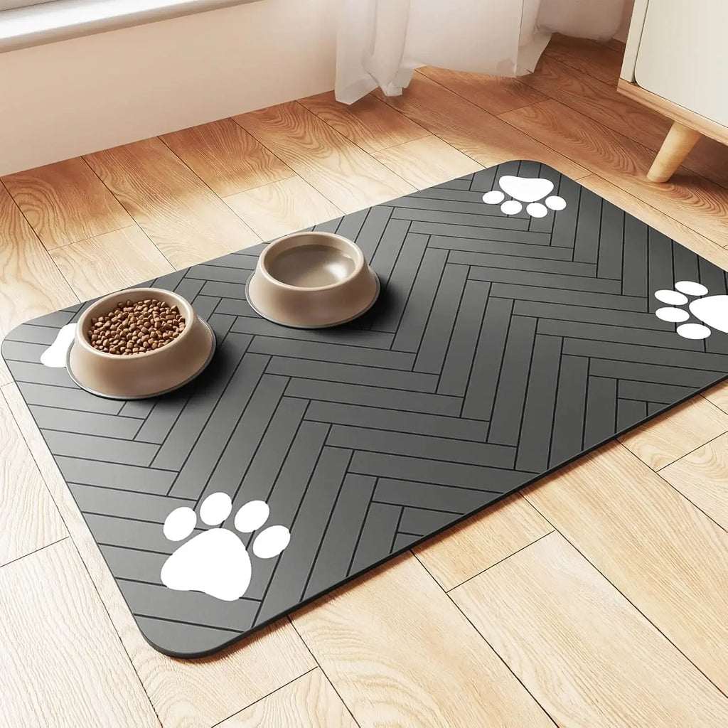 Bsorbent Pet Feeding Mat, Waterproof Placemat