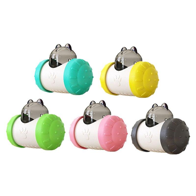 Dog Cat Toy Pet Tumbler Slow Food Leaking Ball Swing Leaking Food Toy