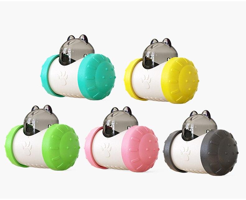 Dog Cat Toy Pet Tumbler Slow Food Leaking Ball Swing Leaking Food Toy